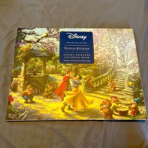 Disney Dreams Collection Thomas Kinkade Studios Coloring Book